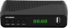 Ресивер DVB-T2 Hyundai H-DVB500, черный