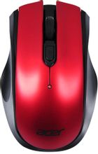 Мышь беспроводная Acer OMR032, USB, черный и красный