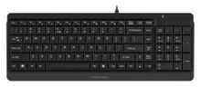Клавиатура A4TECH Fstyler FK15, проводная, мембранная, черный