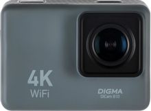 Экшн-камера Digma DiCam 810, серый