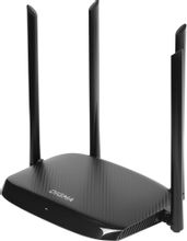 Wi-Fi роутер Digma DWR-AC1202, Wi-Fi 5, AC1200, 3 LAN, черный