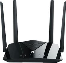 Wi-Fi роутер Netis NX10, Wi-Fi 6, AX1500, 3 LAN, черный