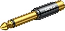 Адаптер аудио UGREEN AV169, Jack 6.3 (m) - RCA (f), 0.05м