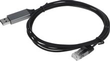 Кабель Buro BU-USB-A-LAN100-2m, USB 2.0 A(m) (прямой) - RJ-45 (m) (прямой)