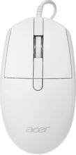 Мышь проводная Acer OMW401, USB, белый