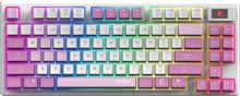 Клавиатура MSI Forge GK600, беспроводная, механическая, белый/фиолетовый