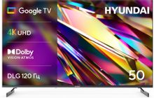Телевизор Hyundai H-LED50BU7011 4K Ultra HD, СМАРТ ТВ, Google TV, черный