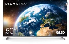 Телевизор DIGMA PRO QLED 50D QLED, 4K Ultra HD, СМАРТ ТВ, Google TV, черный графит