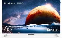 Телевизор DIGMA PRO Mini LED 65Q QLED, 4K Ultra HD, СМАРТ ТВ, Android TV, серебристый
