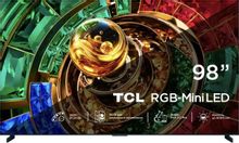 Телевизор TCL 98RM9L QLED, 4K Ultra HD, СМАРТ ТВ, Google TV, черный