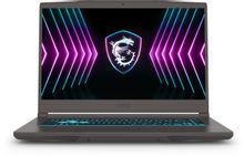 Ноутбук игровой MSI Thin 15 B2RVE-3603XRU, 15.6", IPS, Intel Core 7 240H, 10-ядерный, 16ГБ DDR4, 512ГБ SSD, NVIDIA GeForce RTX 4050 для ноутбуков - 6 ГБ, серый