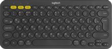Клавиатура Logitech K380, беспроводная, ножничная, заводское нанесение кириллицы, темно-серый