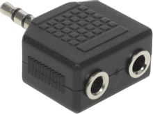 Адаптер аудио NingBo Headphone Splitter, 2xJack 3.5 (f) - Jack 3.5 (m)